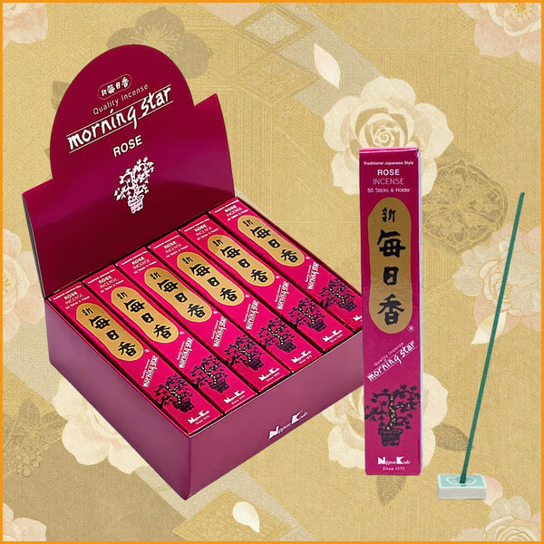 Japanische Räucherstäbchen ROSE – Morning Star Duftstäbchen Japan