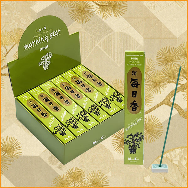 Japanische Räucherstäbchen PINIE – Morning Star Duftstäbchen Japan