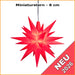 MINIATUR Stern HERRNHUTER - rot - Kunststoff - 8 cm - Miniaturstern