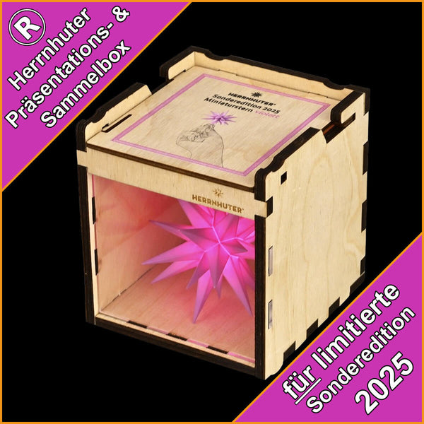 PRÄSENTATION SAMMEL BOX Herrnhuter Miniaturstern SONDEREDITION 2025