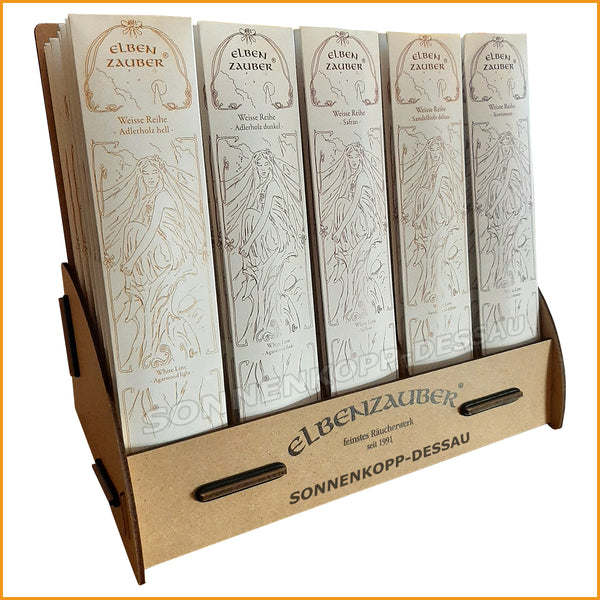 Weisse Reihe Räucherstäbchen
