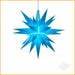 HERRNHUTER Stern - blau - Kunststoff - 13 cm - Innenbereich