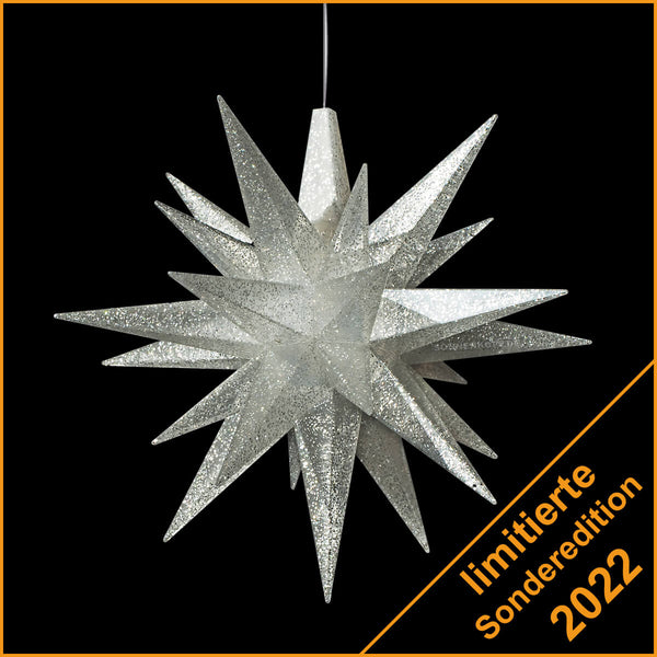 HERRNHUTER Stern SONDEREDITION 2022 - SILBER GLITTER