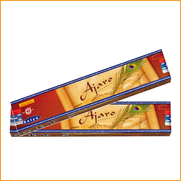 Nag Champa Ajaro PAKET mit Räucherstäbchenhalter