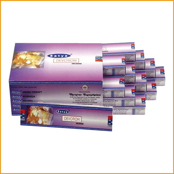 Nag Champa Devotion PAKET mit Räucherstäbchenhalter