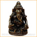 Kleiner GANESHA - indischer Elefanten Gott - Ganesh - Messing